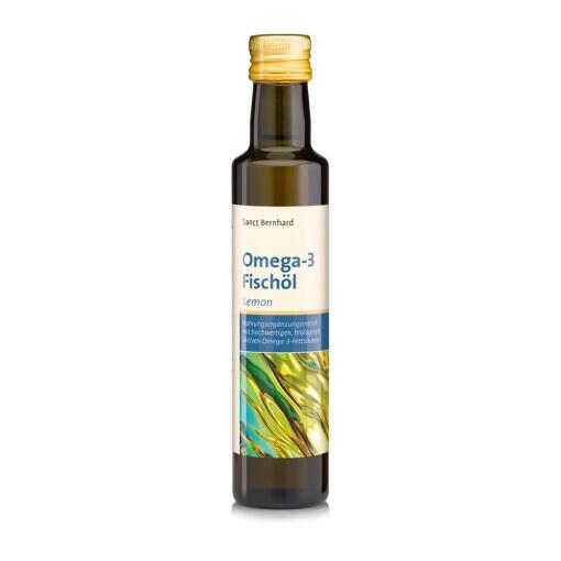 Krauterhaus Sanct Bernhard - KRAUTERHAUS SANCT BERNHARD Omega 3 Fish Oil Lemon (250 ml / 8