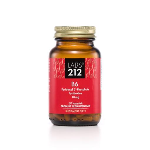Labs212 - LABS212 Vitamin B6 Pyridoxal 5'-Phosphate + Pyridoxine (60 caps)
