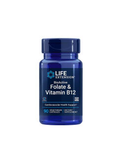 Life Extension - BioActive Folate & Vitamin B12 - 90 vcaps