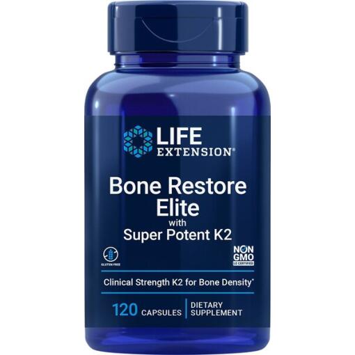 Life Extension - Bone Restore Elite with Super Potenet K2 - 120 caps