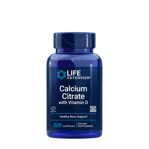 Life Extension - Calcium Citrate with Vitamin D - 200 vcaps