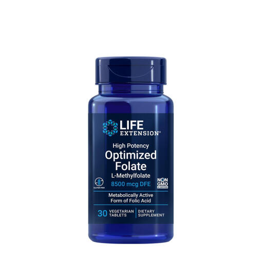 Life Extension - High Potency Optimized Folate - 30 vegetarian tabs