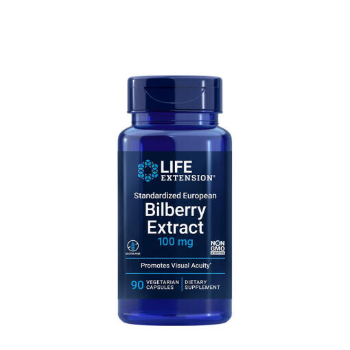 Life Extension - Life Extension - Standardized European Bilberry Extract (90 Veg Capsules)