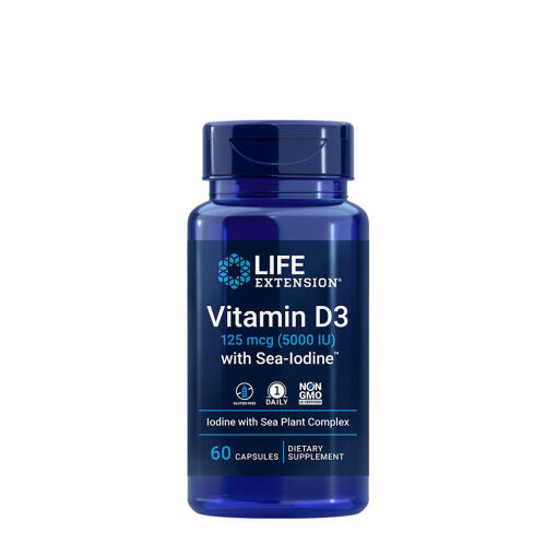 Life Extension - Vitamin D3 with Sea-Iodine