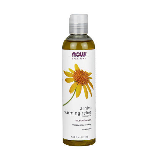 NOW - Arnica Soothing Massage Oil - 237 ml.