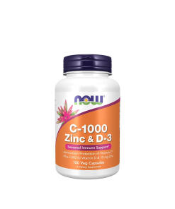 NOW - C-1000 Zinc & D-3 - 100 vcaps