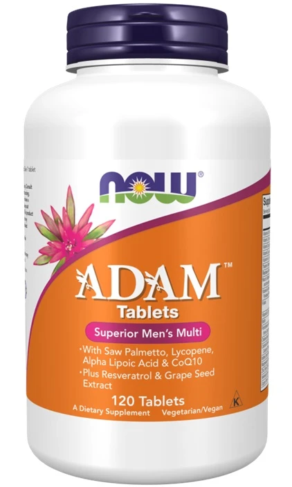NOW Foods - ADAM Multi-Vitamin for Men - 120 tablets
