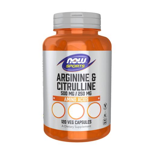 NOW Foods - Arginine & Citrulline - 120 vcaps