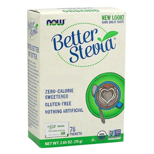 NOW Foods - Better Stevia Packets - 75 packets