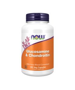 NOW Foods - Glucosamine & Chondroitin with Trace Mineral Concentrate - 120 caps