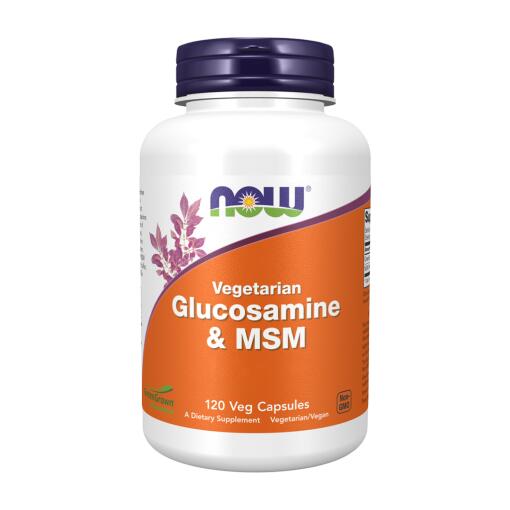 NOW Foods - Glucosamine & MSM Vegetarian - 120 vcaps