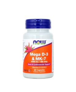 NOW Foods - NOW FOODS Mega D3 & MK-7 (60 caps.)