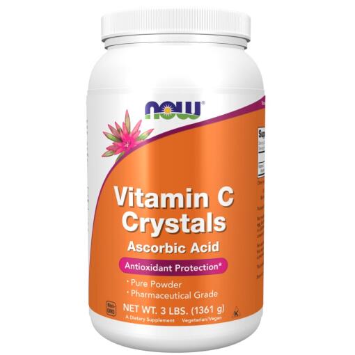NOW Foods - NOW FOODS Vitamin C Crystals Powder (1361 g/ 3 lbs.)