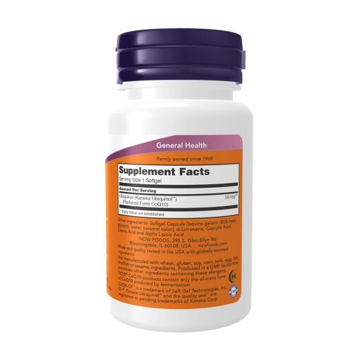 Ubiquinol CoQH-CF - 60 softgels - Image 2