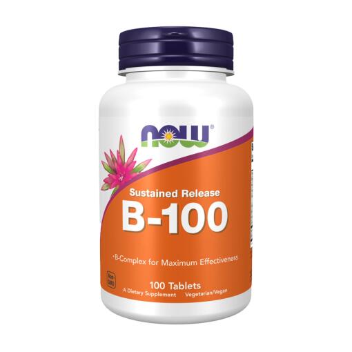 NOW Foods - Vitamin B-100 Sustained Release - 100 tabs