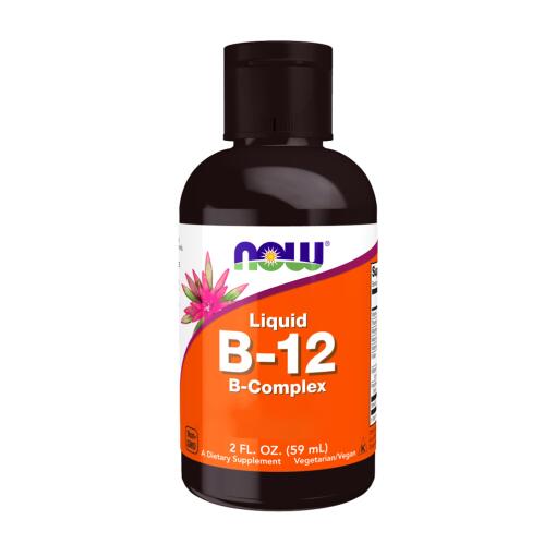 NOW Foods - Vitamin B-12 Liquid B-Complex - 59 ml.