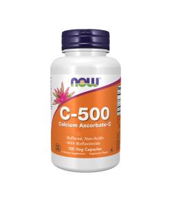 NOW Foods - Vitamin C-500 Calcium Ascorbate-C - 100 caps