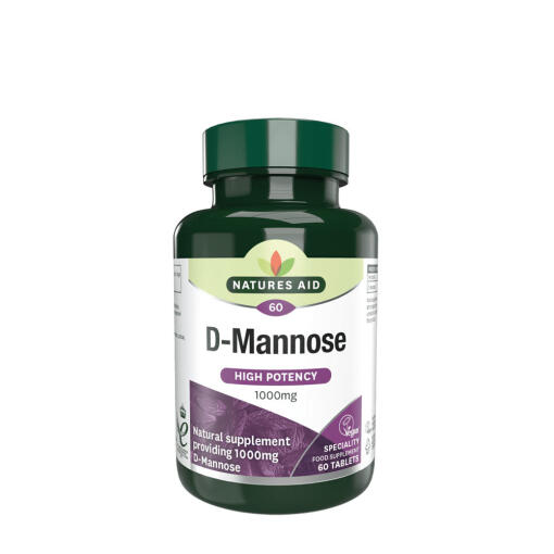 Natures Aid - Natures Aid D-Mannose 1000 mg (60 Tablets)