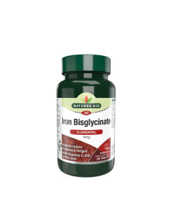 Natures Aid - Natures Aid Iron Bisglycinate (90 Tablets)