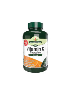 Natures Aid - Natures Aid Vitamin C 500mg Chewable - Orange Flavour (100 Tablets)