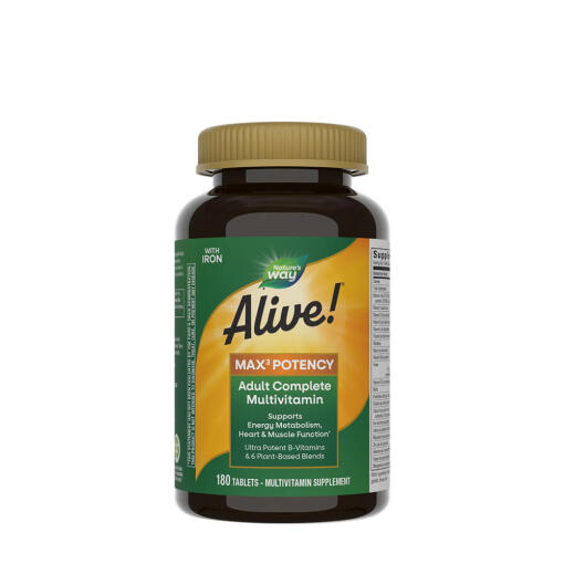 Natures Way - Natures Way Alive!® Max3 Potency Multivitamin (180 Tablets)