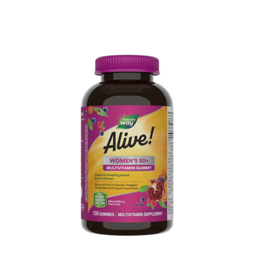 Natures Way - Natures Way Alive!® Women's 50+ Gummy Multivitamin (130 Gummies