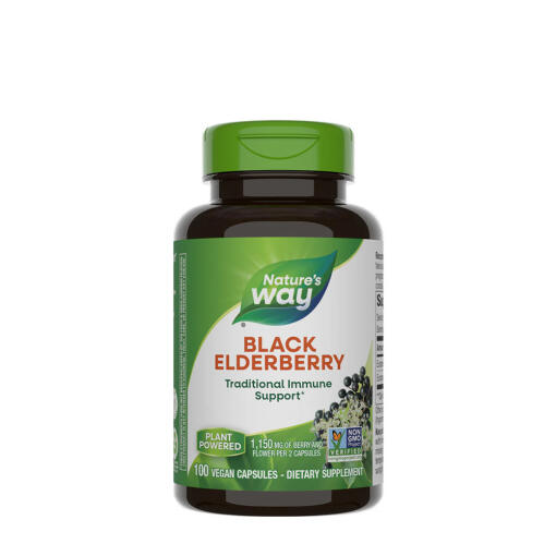 Natures Way - Natures Way Black Elderberry (100 Capsules)