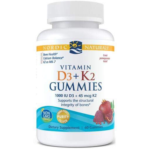 Nordic Naturals - Vitamin D3+K2 Gummies