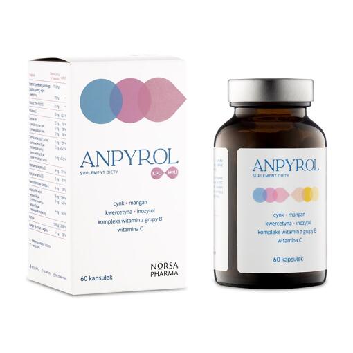 Norsa Pharma - NORSA PHARMA Anpyrol KPU/HPU (60 kaps.)