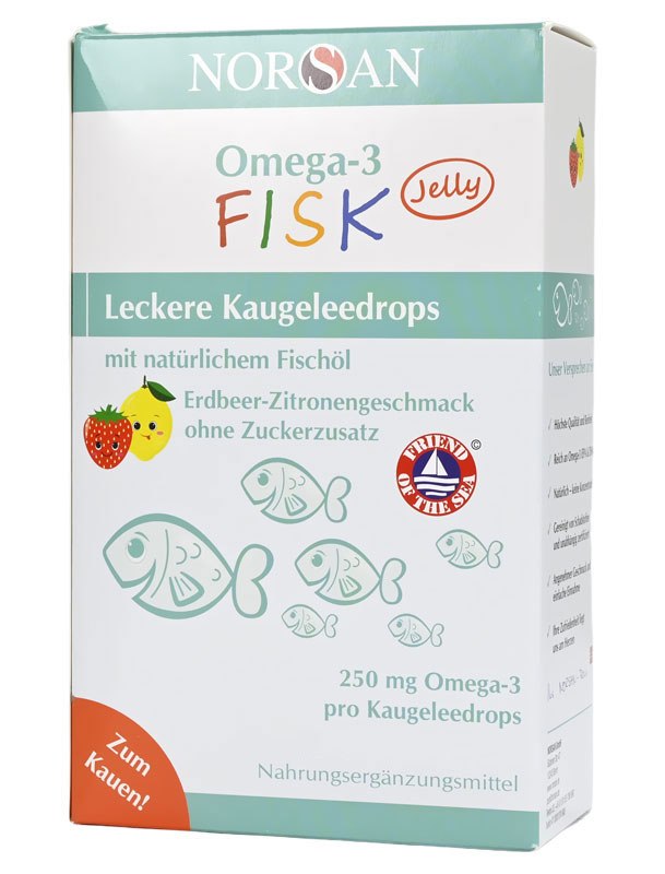 Norsan - NORSAN Omega-3 Fisk Jelly (45 gummies)