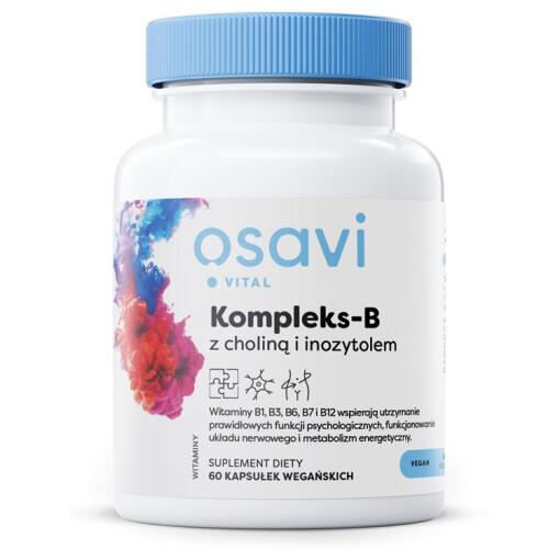 Osavi - OSAVI B-Complex with choline & inositol (60 vcaps)