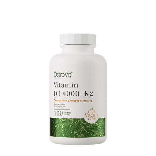 Ostrovit - Ostrovit D3 4000 IU + K2 VEGE (100 Tablets)