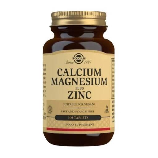 Solgar - Calcium magnesium plus zink - 100 tabletter