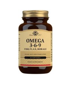 Solgar - Omega 3-6-9 - 60 bløde kapsler