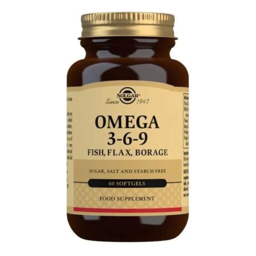 Solgar - Omega 3-6-9 - 60 bløde kapsler