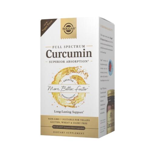 Solgar - SOLGAR Curcumin Full Spectrum Vegan Form (90 caps)