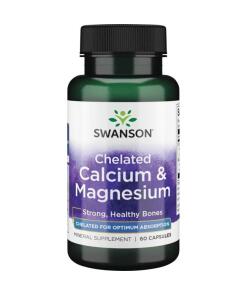 Swanson - Albion Calcium & Magnesium - 60 caps