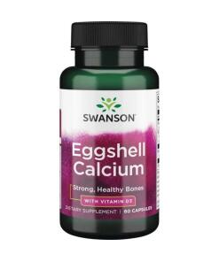 Swanson - Eggshell Calcium with Vitamin D-3 - 60 caps