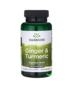 Swanson - Ginger & Turmeric - 60 caps