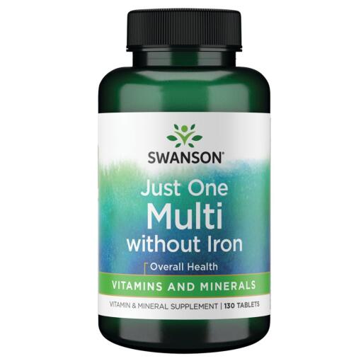 Swanson - Just One Complete Multi without Iron - 130 tablets
