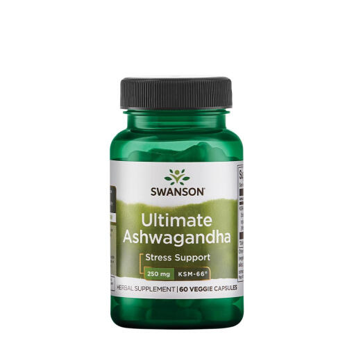 Swanson - SWANSON Ashwagandha KSM-66 250mg 60 kaps