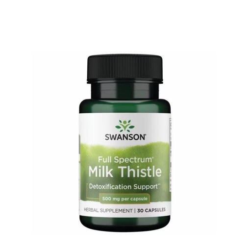 Swanson - SWANSON FS Milk Thistle 500mg 30 kaps