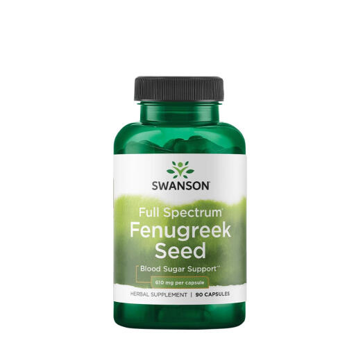 Swanson - SWANSON Fenugreek (Kozieradka) 610mg 90 kaps
