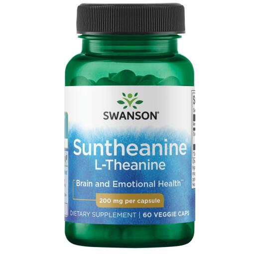 Swanson - SWANSON L-Teanina 200mg 60vcaps