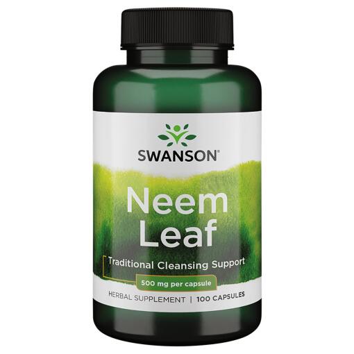 Swanson - SWANSON Neem Leaf 500mg 100 kaps