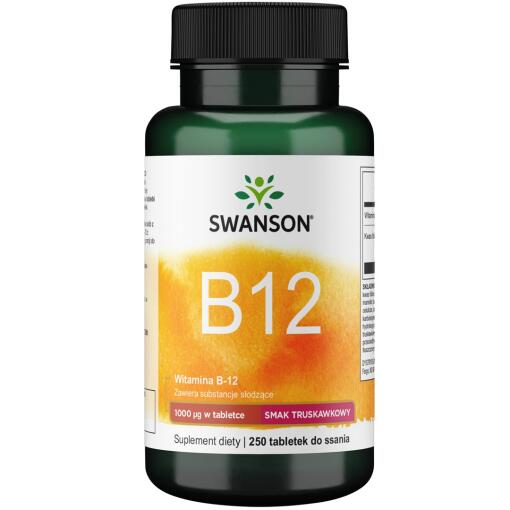 Swanson - SWANSON Witamina B-12 1000mcg 250 do ssania