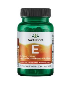 Swanson - SWANSON Witamina E Naturalna 200IU 100kaps