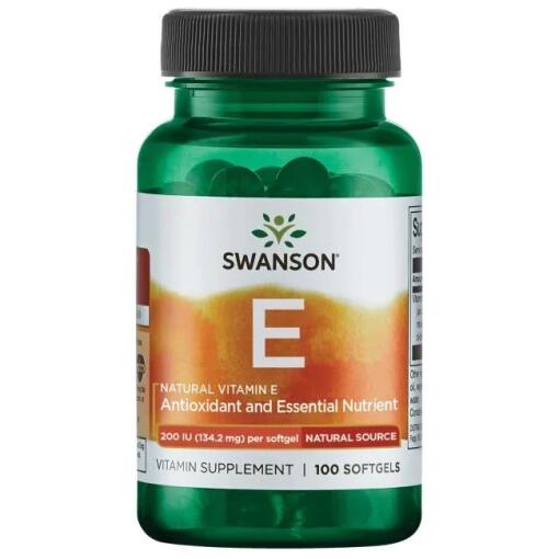 Swanson - SWANSON Witamina E Naturalna 200IU 100kaps