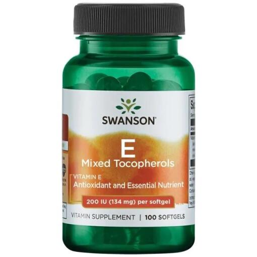 Swanson - SWANSON Witamina E mieszanka 200IU 100sgels