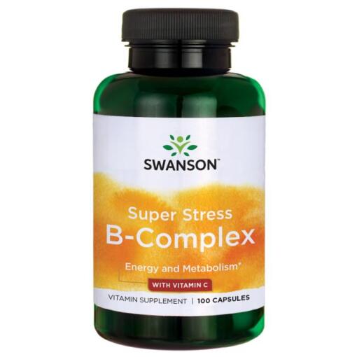 Swanson - Super Stress B-Complex with Vitamin C - 100 caps
